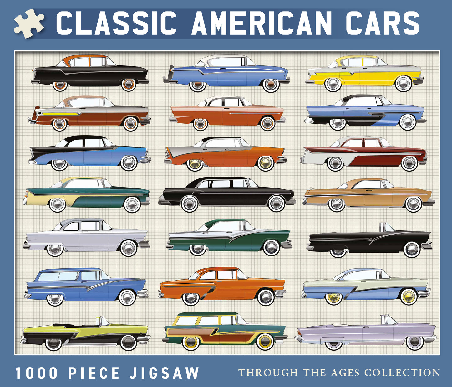 Classic American Car 1000 Piece Jigsaw Puzzle