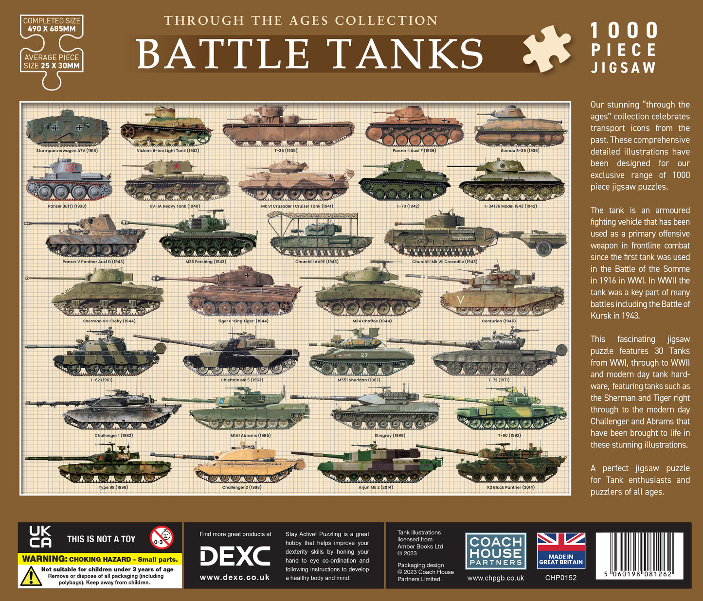 Tank 1000 Piece Jigsaw Puzzle