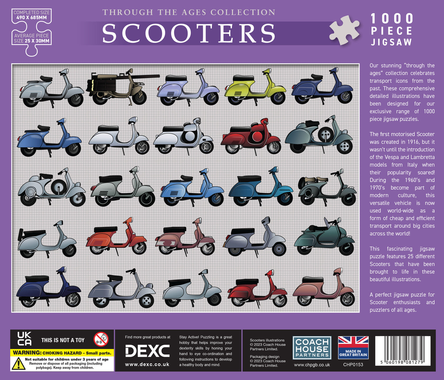 Scooters 1000 Piece Jigsaw Puzzle