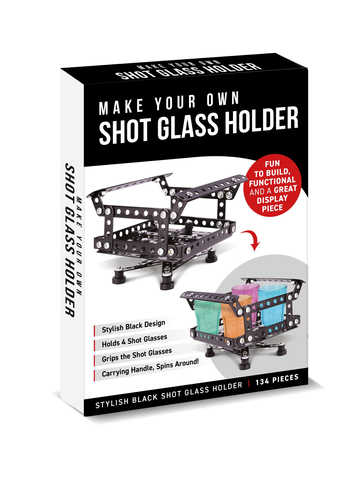 Make Your Own Metal Shot Glass Holder