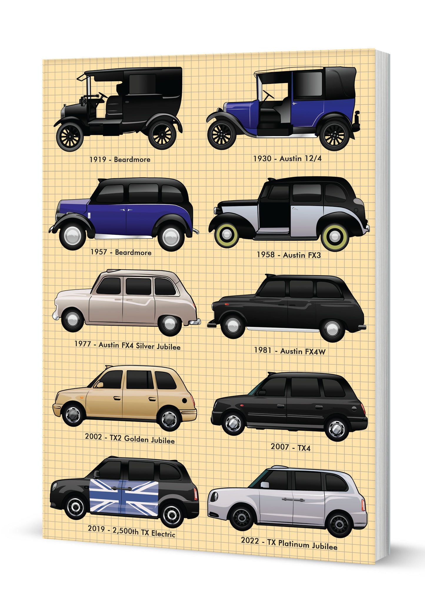 London Taxis Softback A5 Notebook