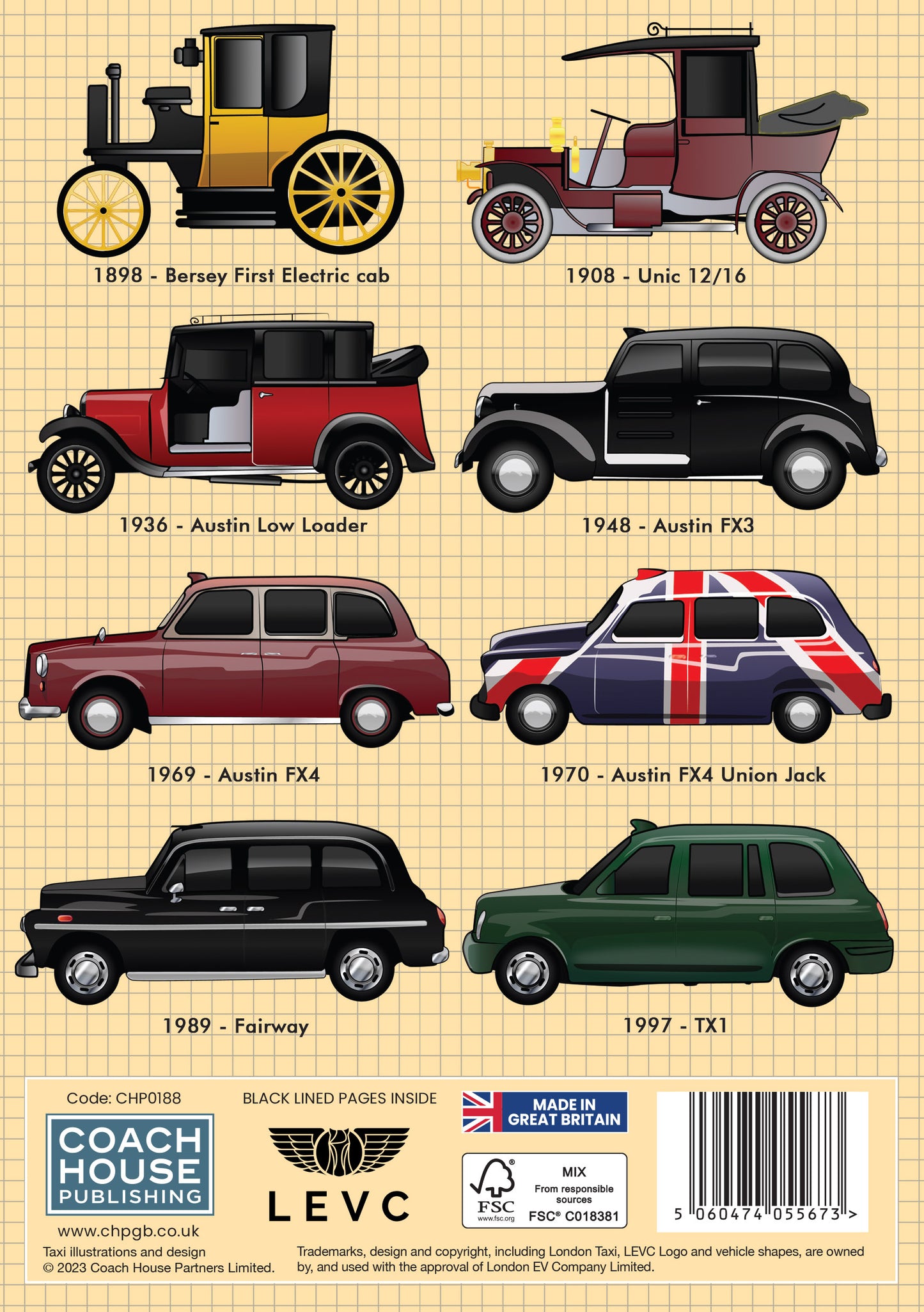 London Taxis Softback A5 Notebook