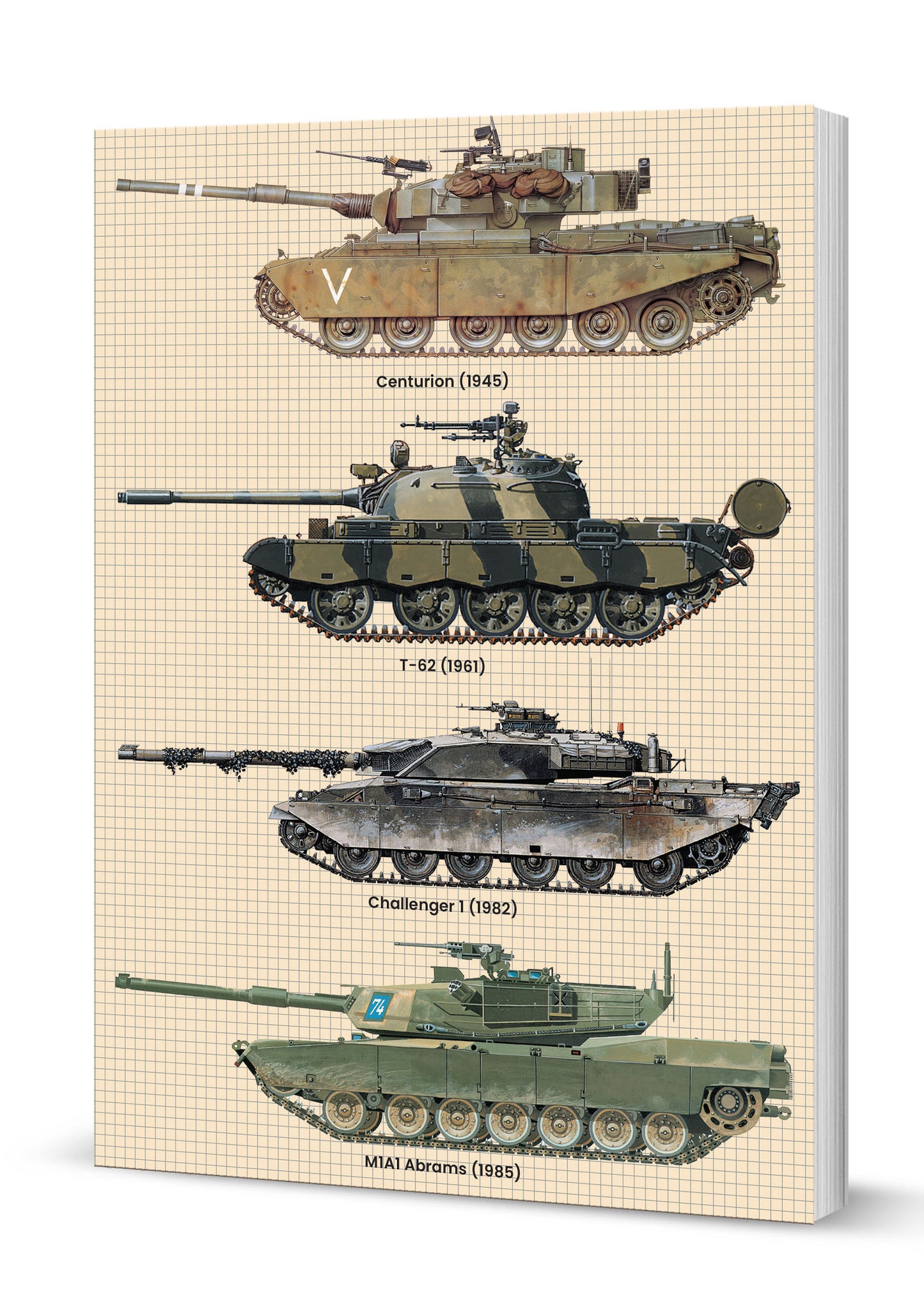 Tanks A5 Softback Notebook