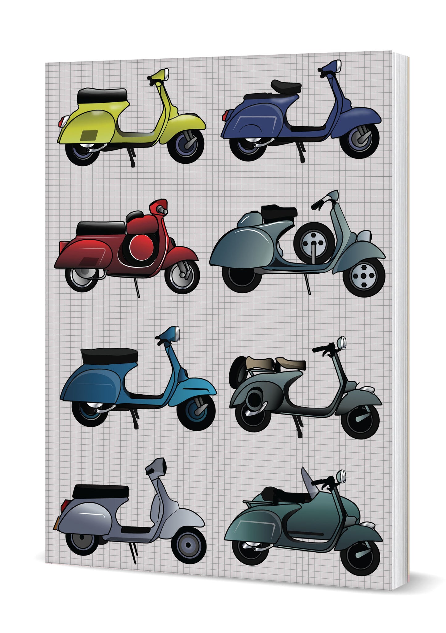 Scooters Softback A5 Notebook