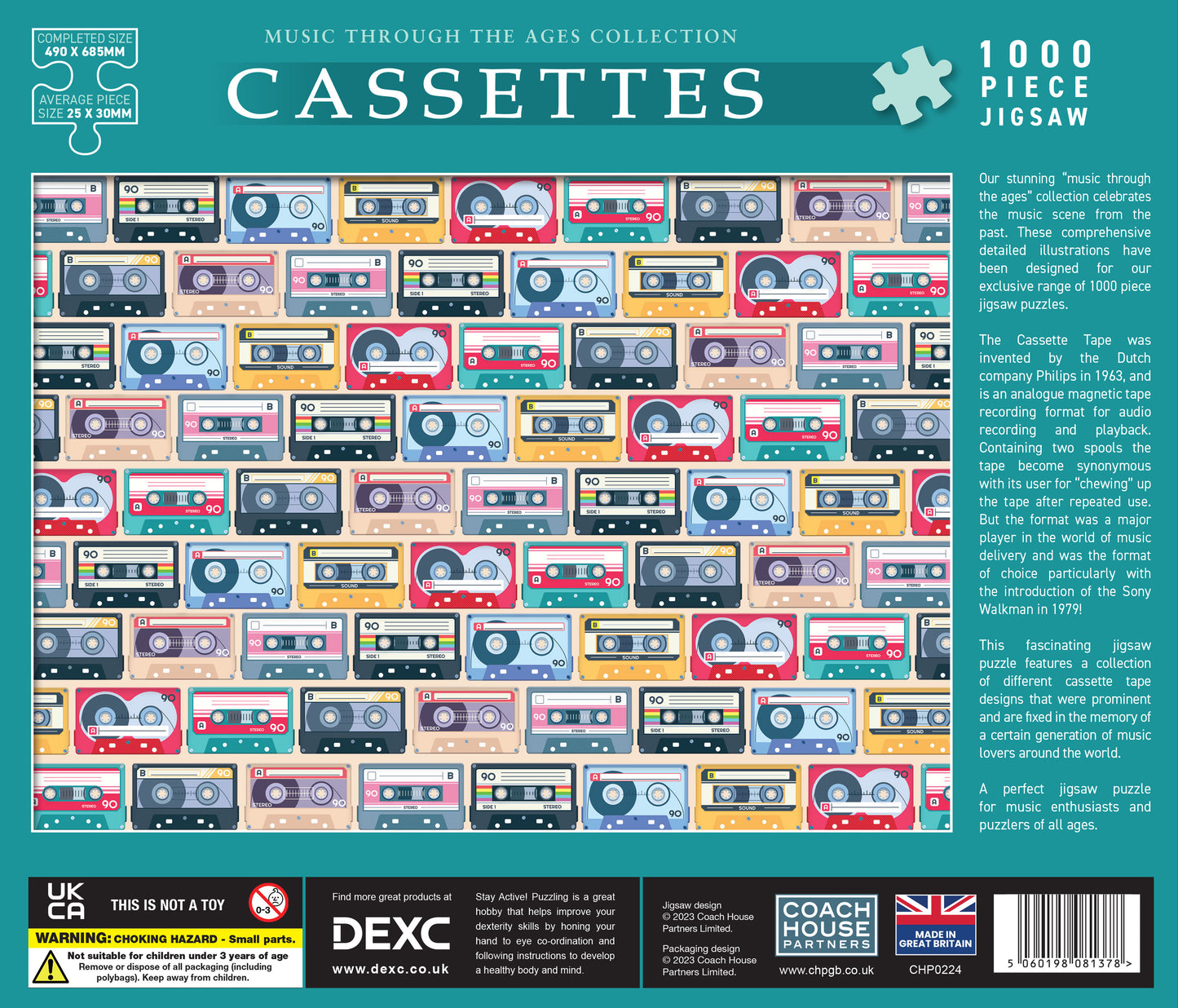 Cassettes 1000 Piece Jigsaw