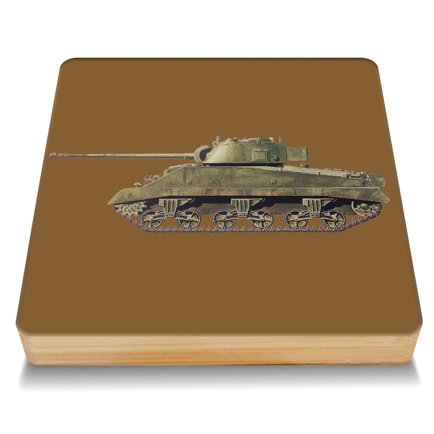 Tanks Bamboo Drinks Coaster