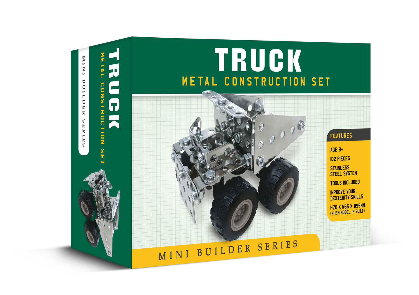 Mini Builder Series Truck Metal Construction Set