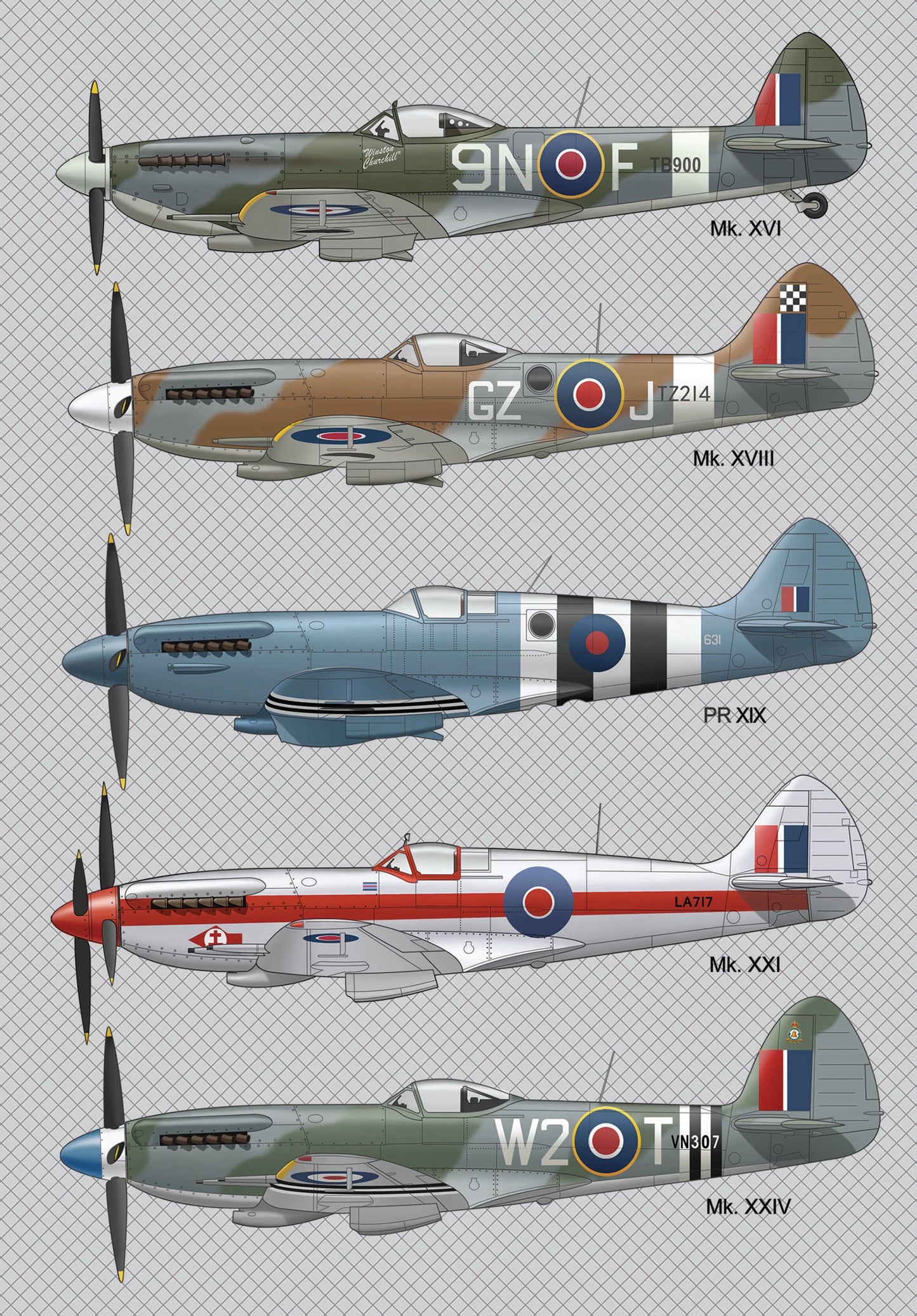 Spitfire Hardcover A5 Notebook