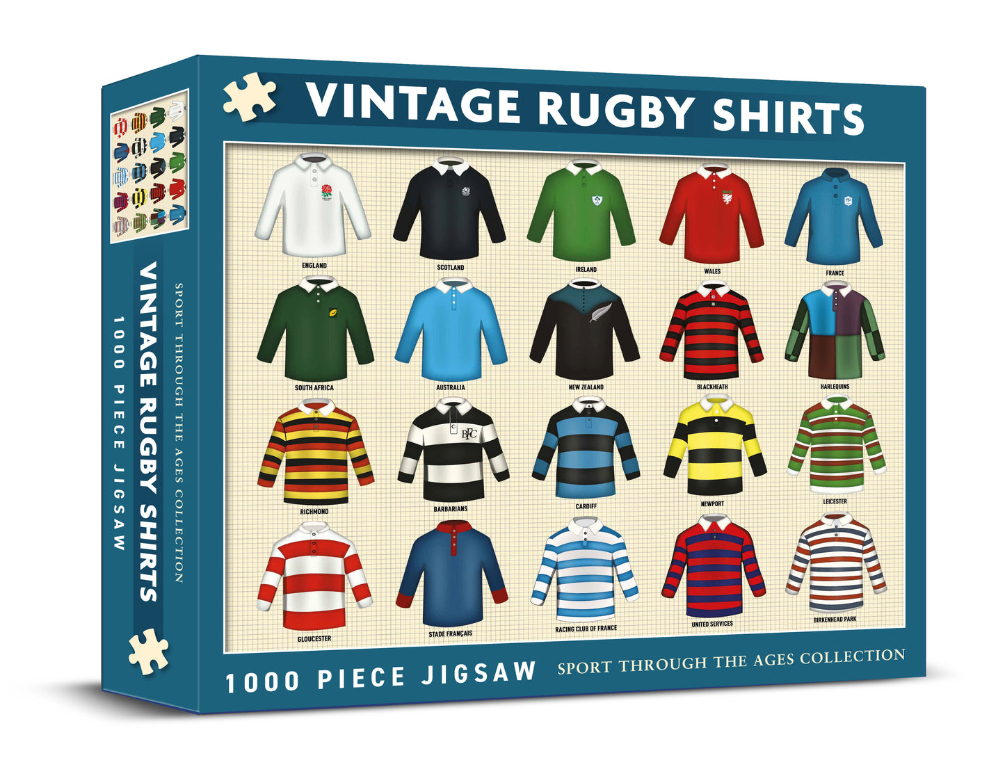 Vintage Rugby Shirts 1000 Piece Jigsaw