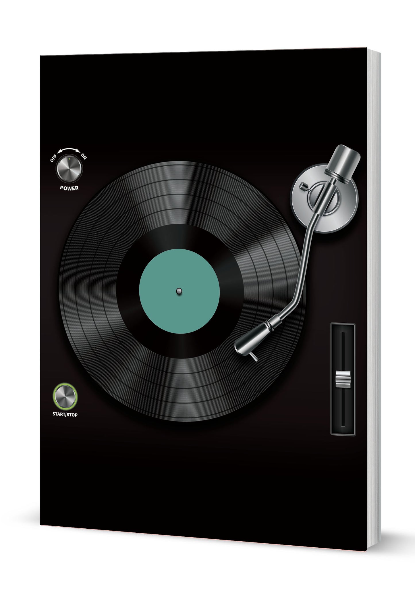 Turntable A5 Softback Notebook