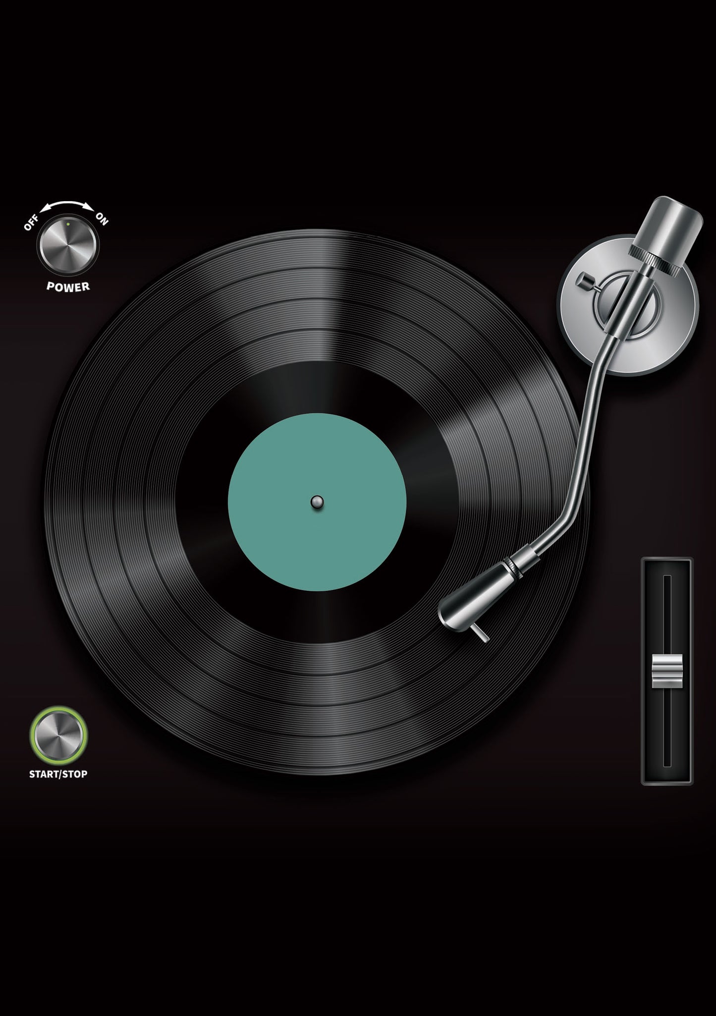 Turntable A5 Softback Notebook