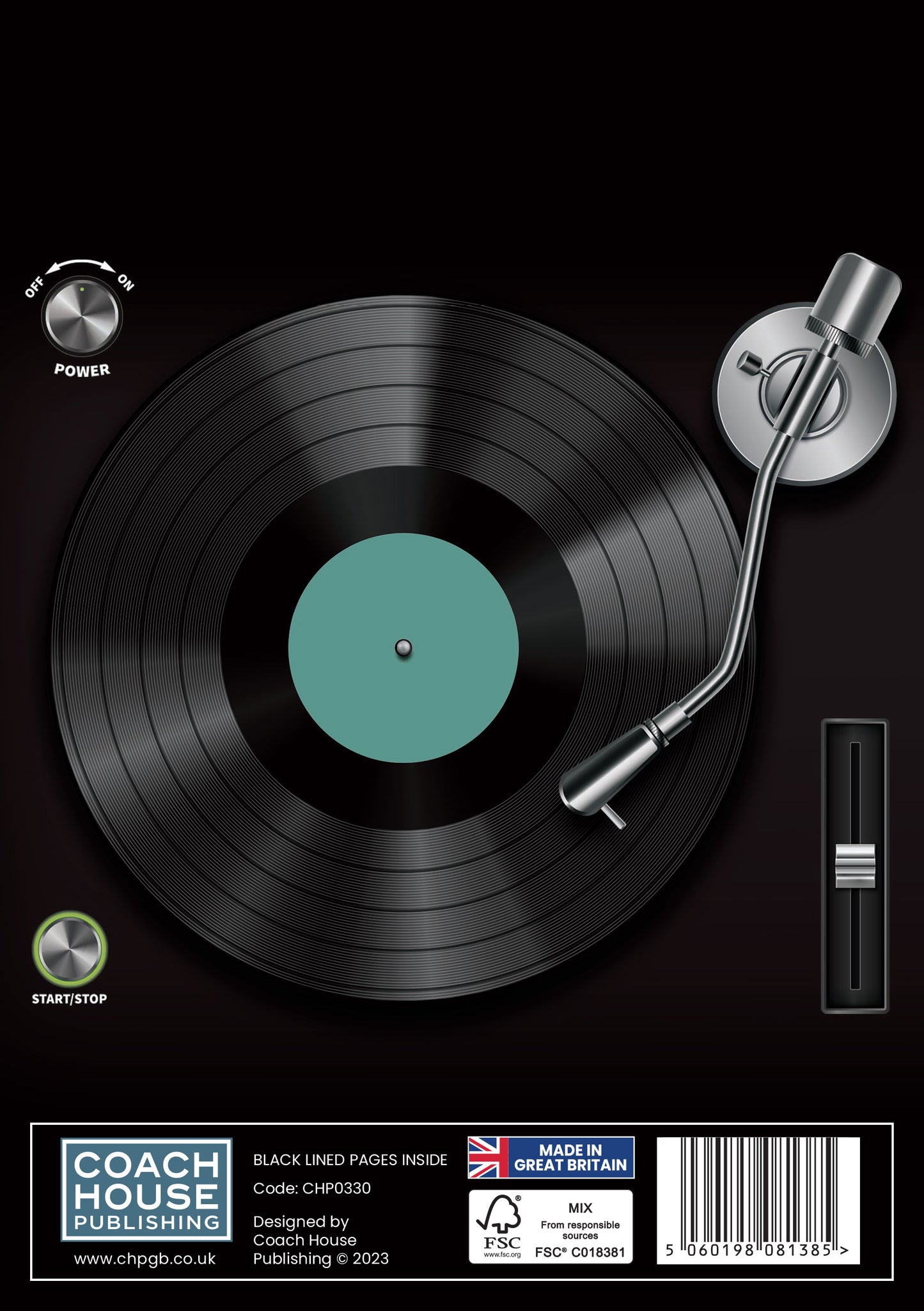 Turntable A5 Softback Notebook
