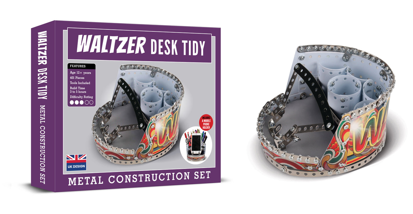 Waltzer Desk Tidy Metal Construction Set