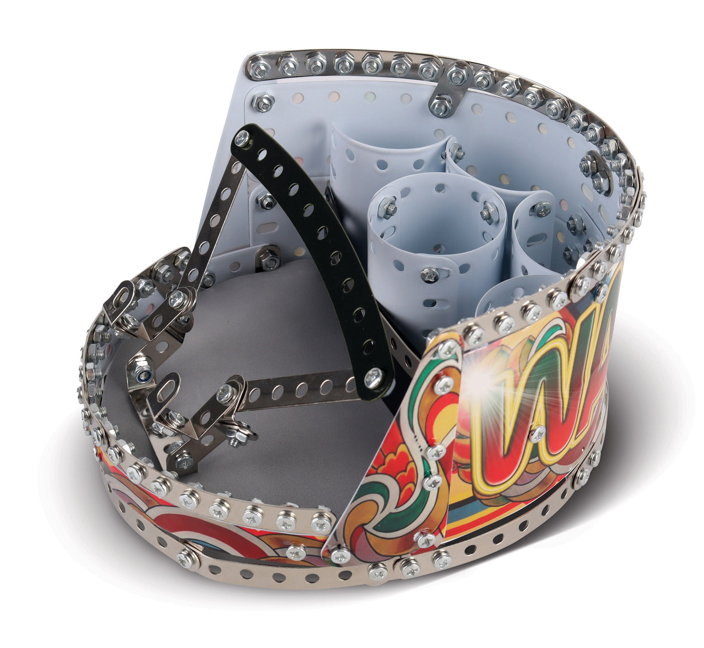 Waltzer Desk Tidy Metal Construction Set