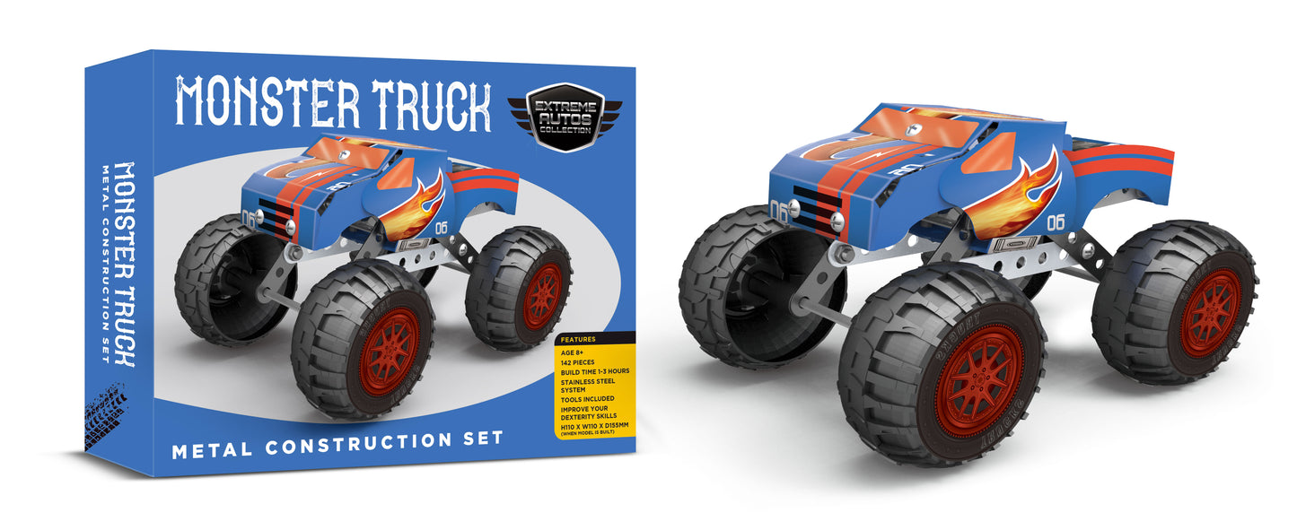 Monster Truck Metal Construction Set