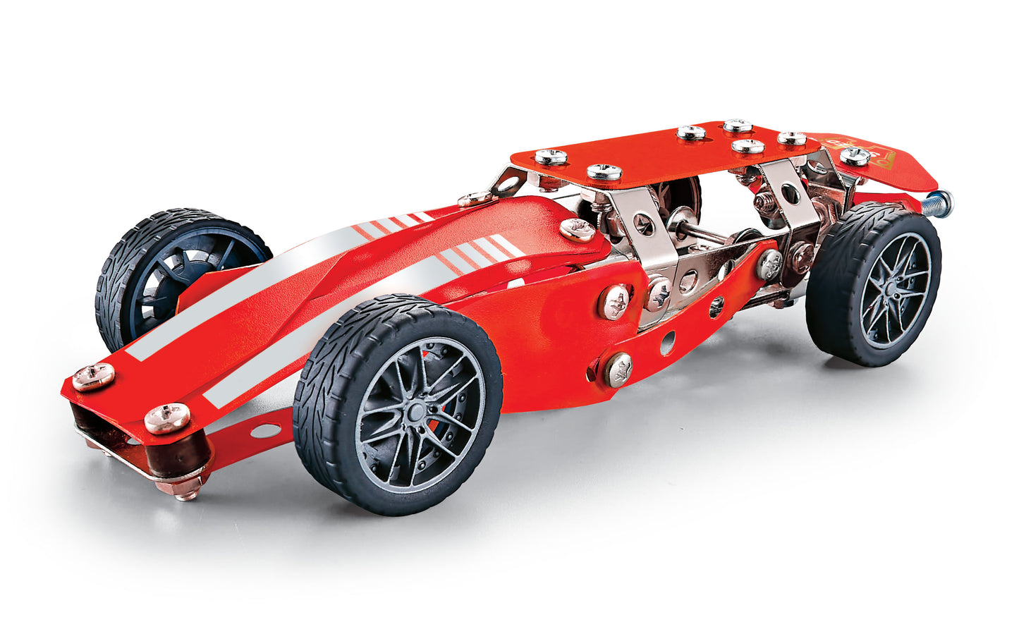 Drag Car Racer Metal Construction Set