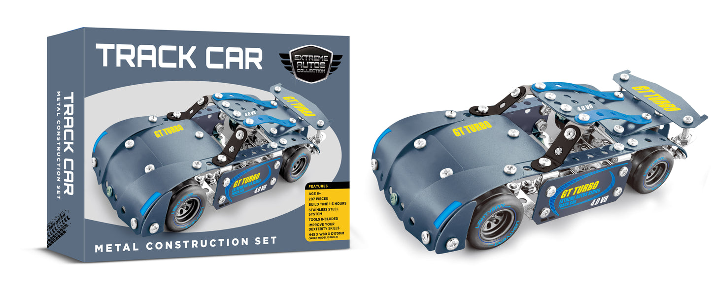 Track Car Metal Construction Set