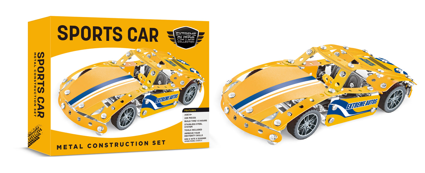 Sports Car Metal Construction Set
