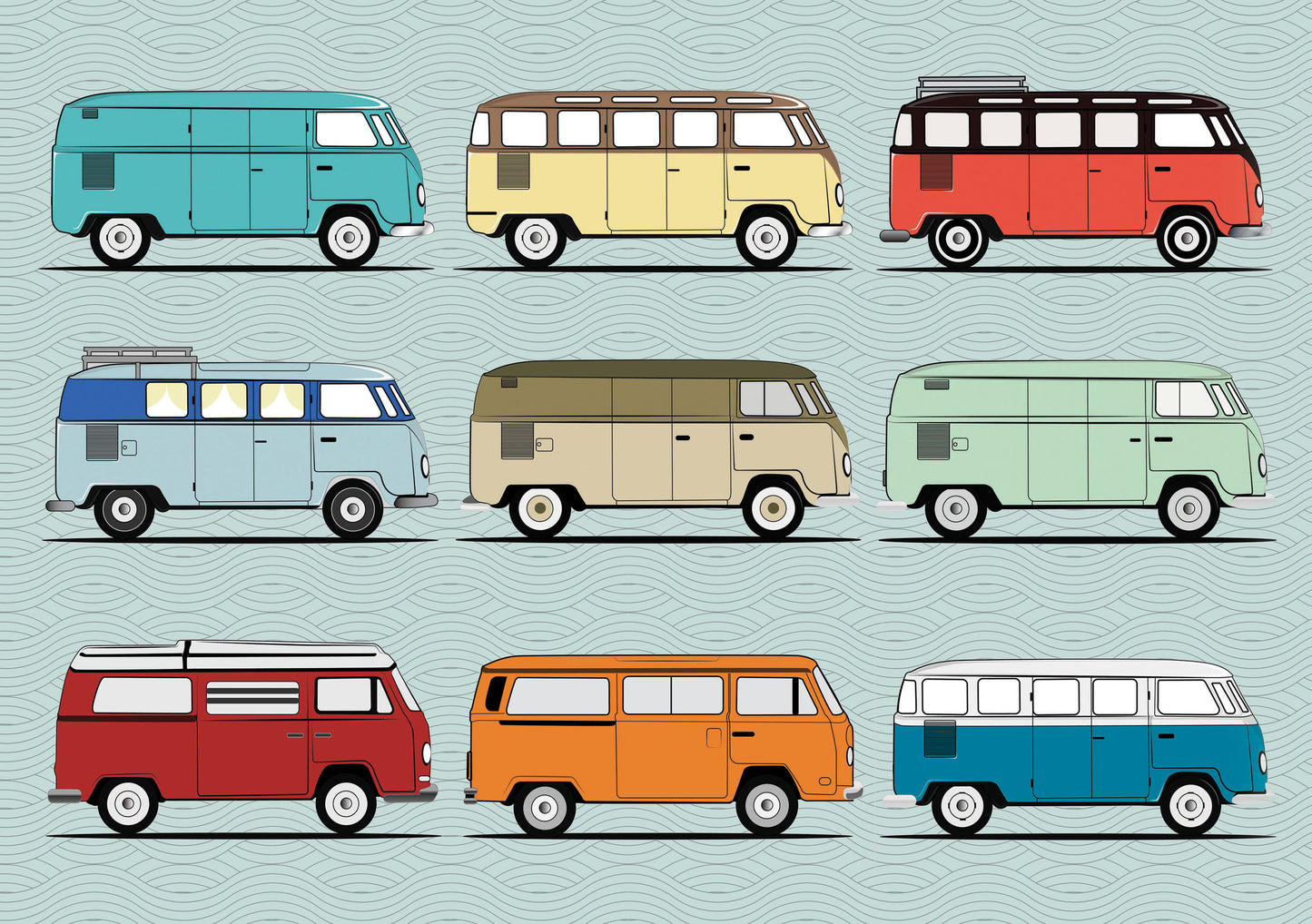 Camper Van 99 Piece Jigsaw
