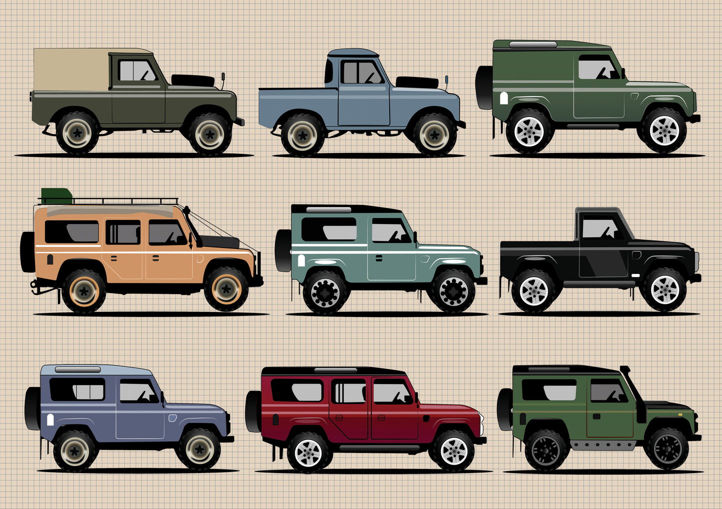 Land Rover 99 Piece Jigsaw