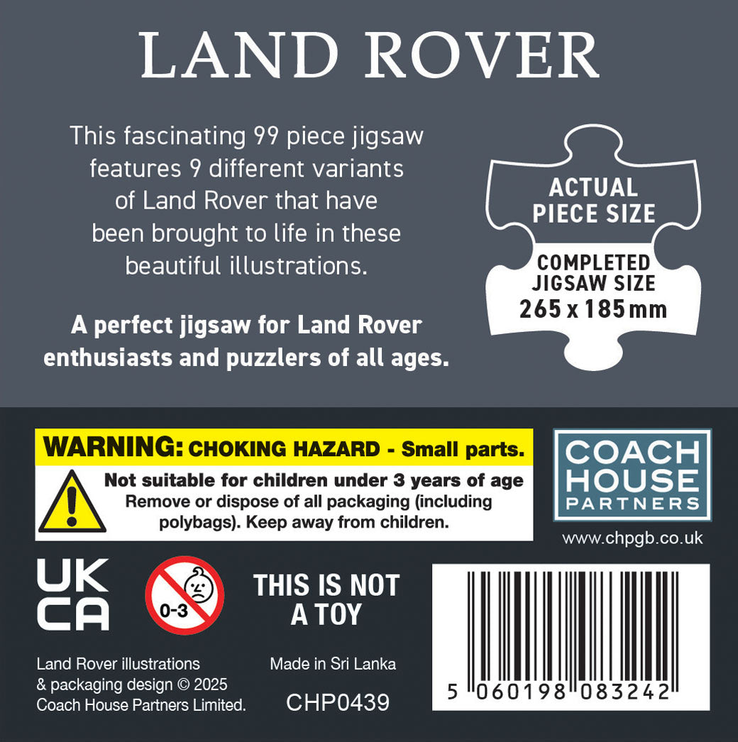 Land Rover 99 Piece Jigsaw