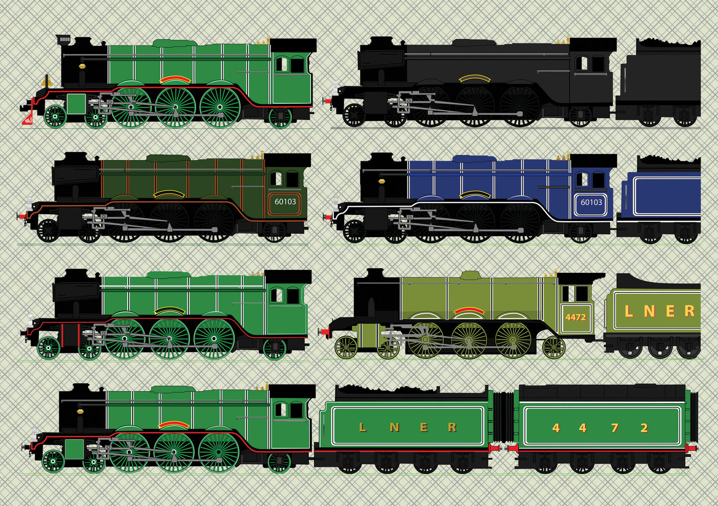Flying Scotsman 99 Piece Jigsaw