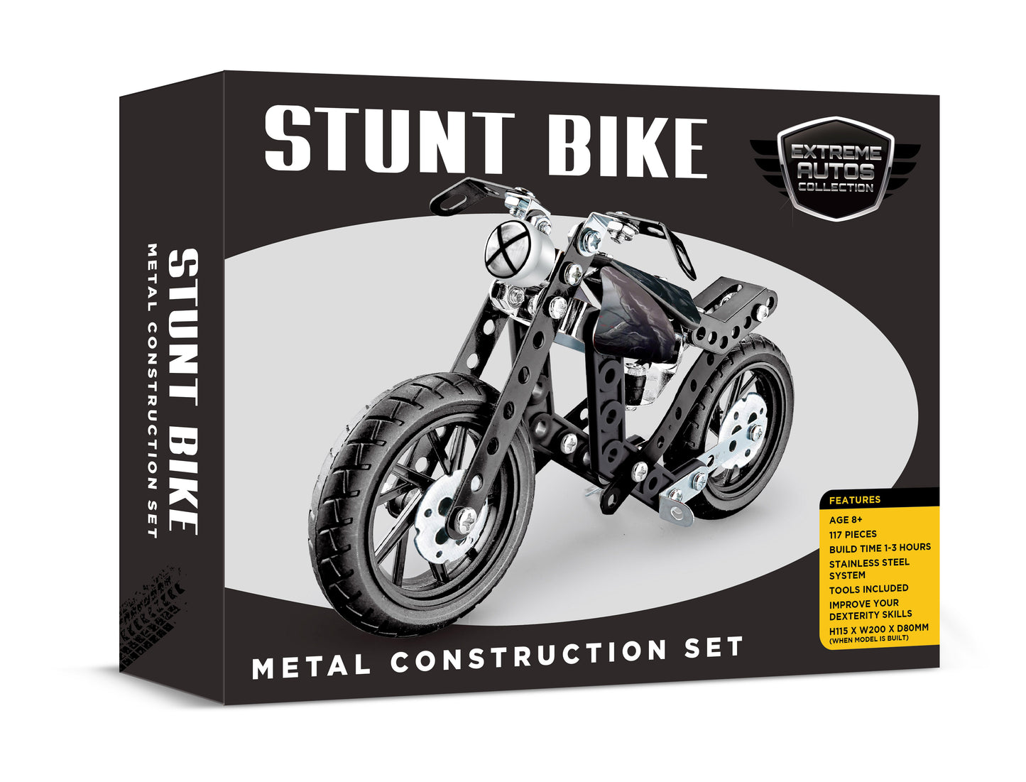 Stunt Bike Metal Construction Set