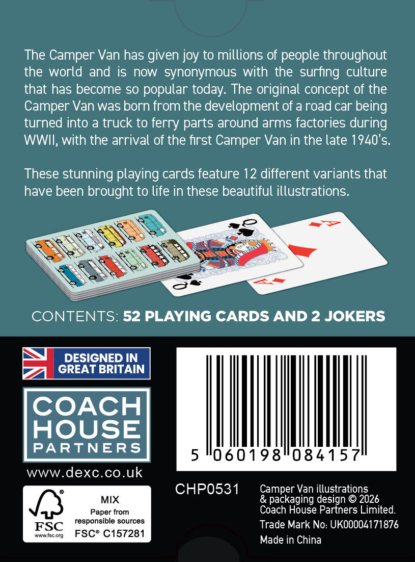 Camper Van Playing Cards