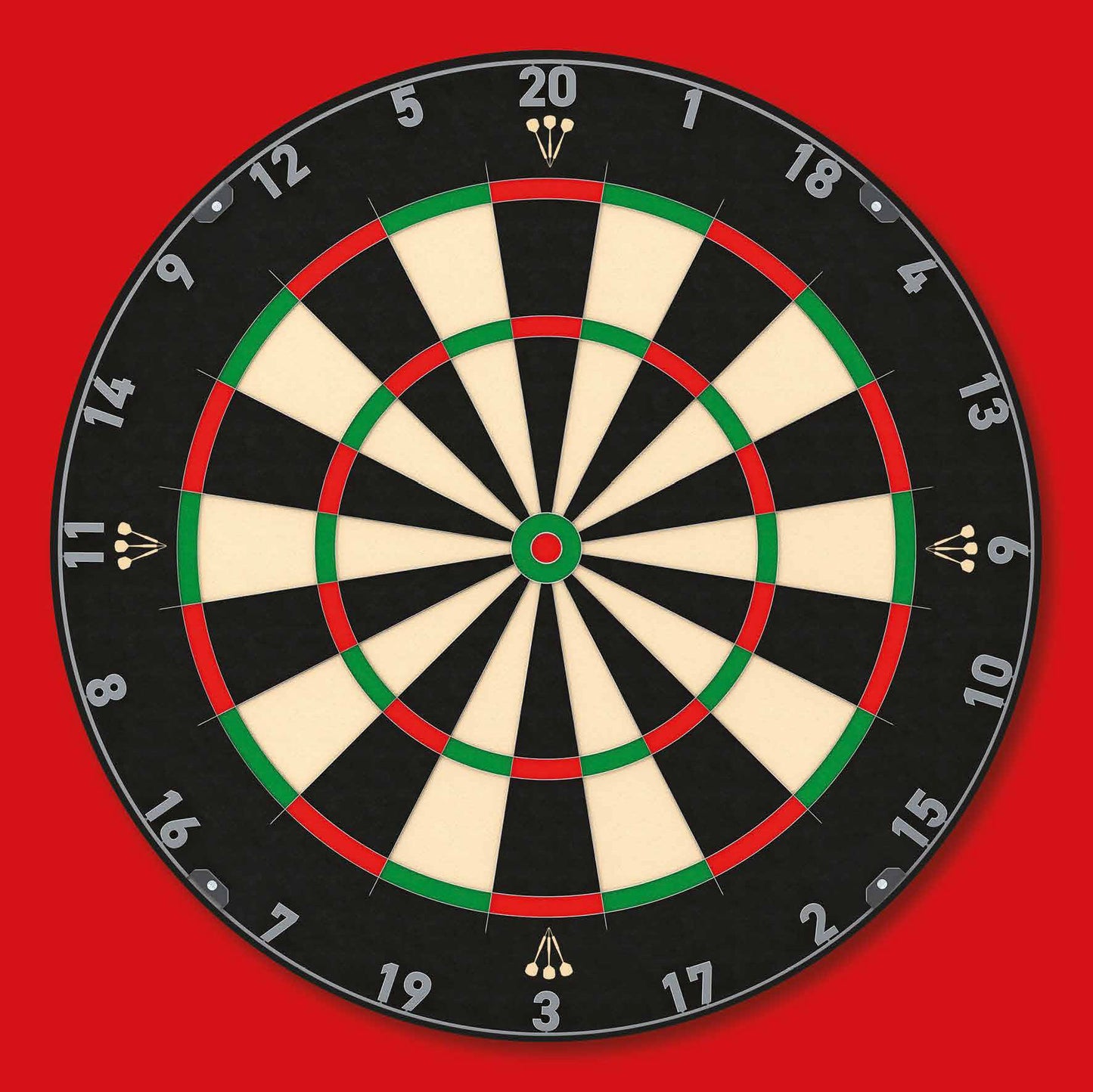 Dartboard Greetings Card