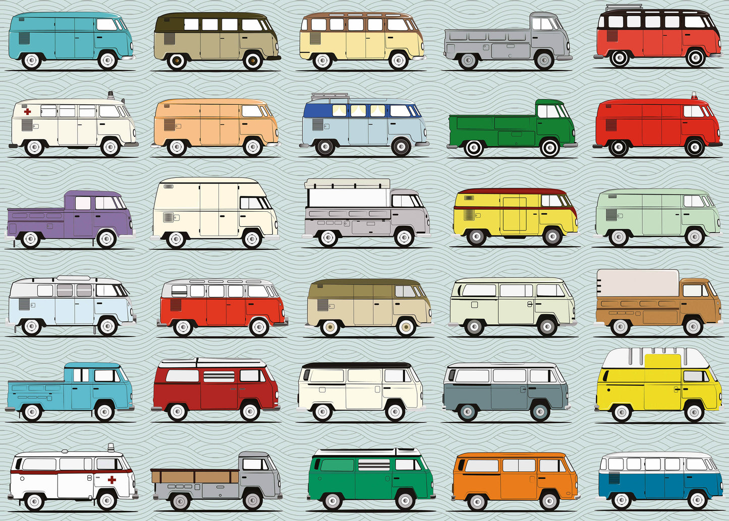 Camper Van 1000 Piece Jigsaw Puzzle
