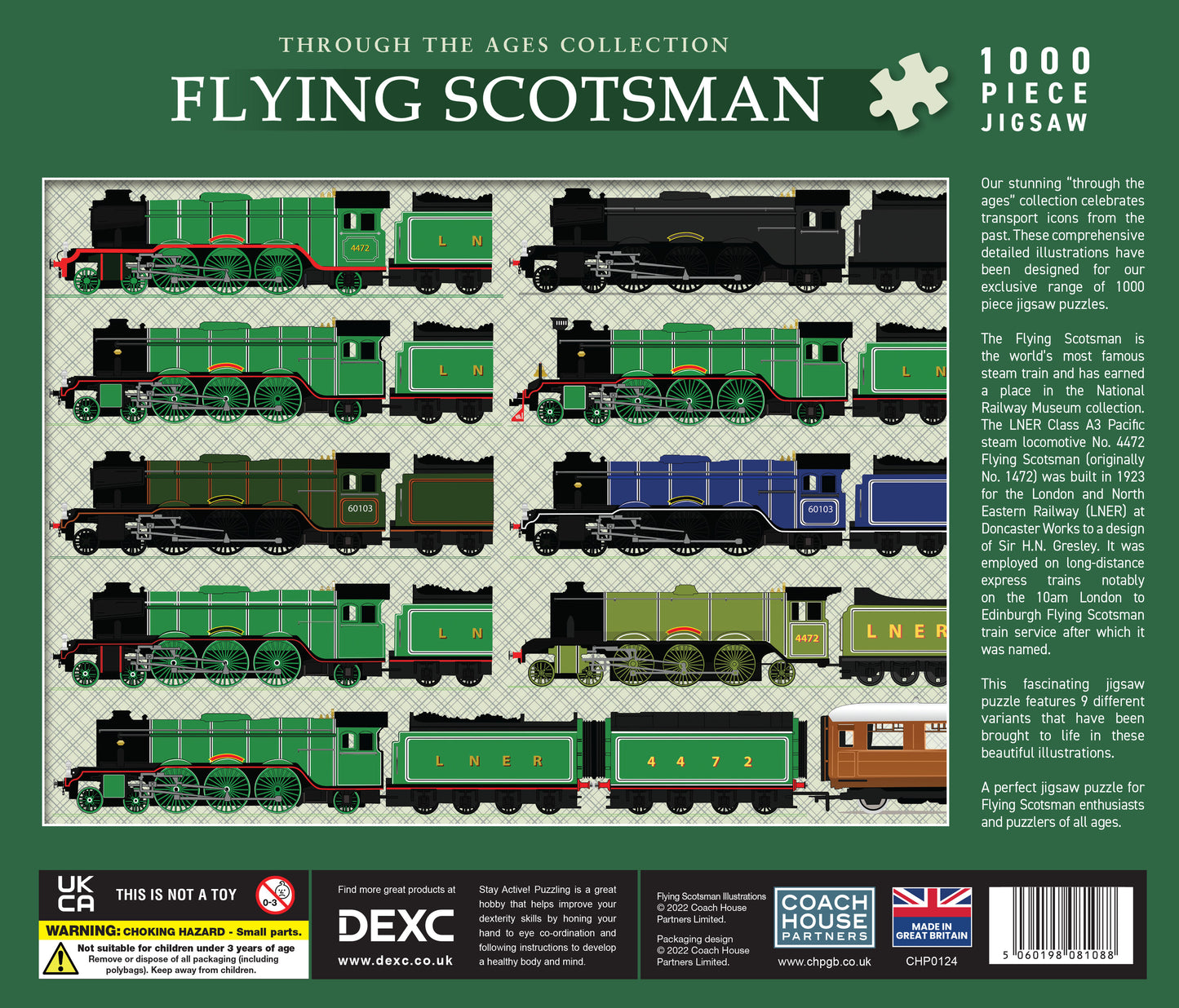 Flying Scotsman 1000 Piece Jigsaw Puzzle