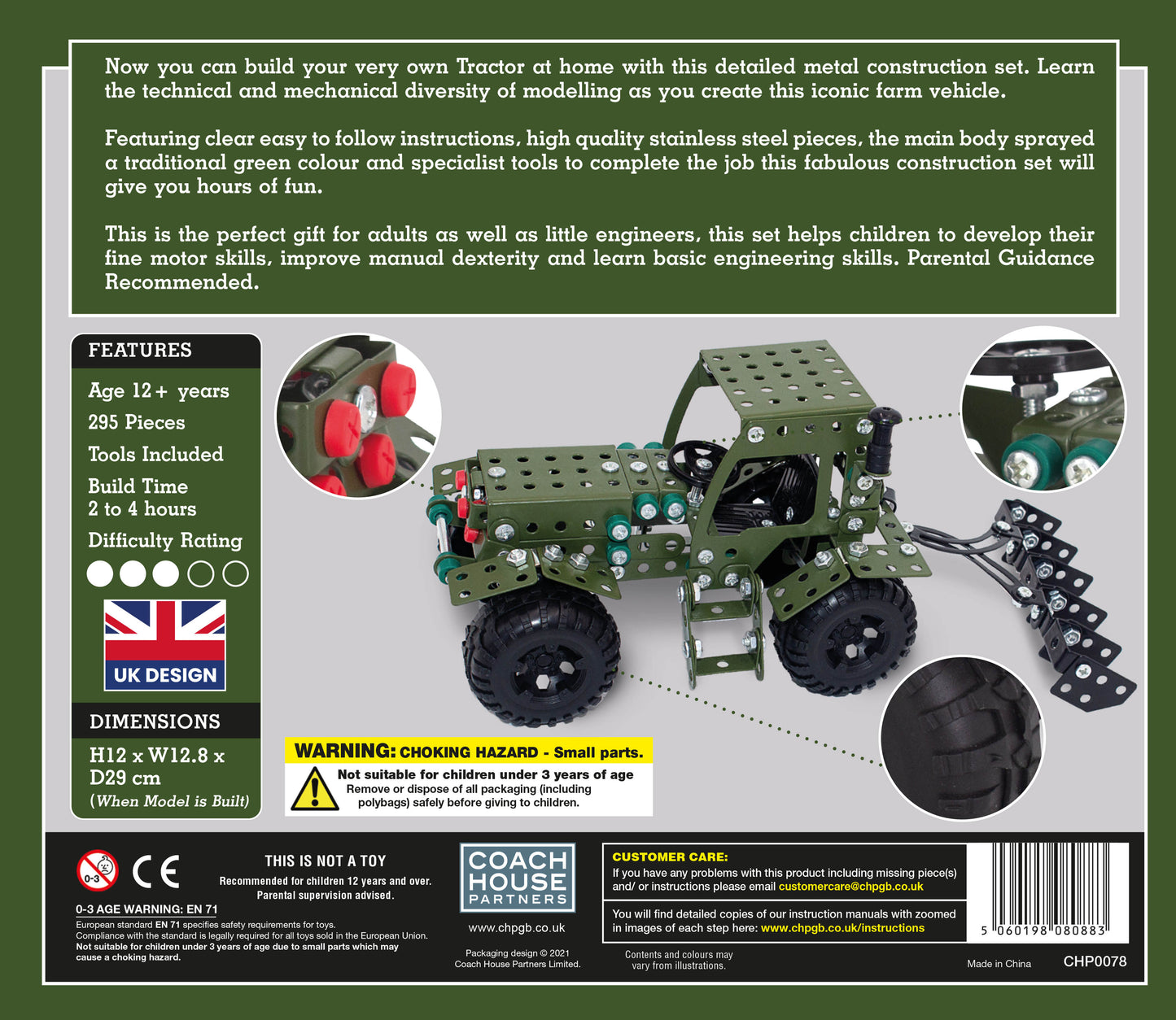 Tractor Metal Construction Set