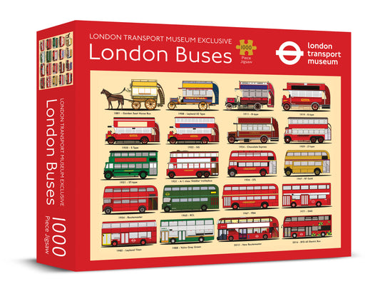 London Buses 1000 Piece Jigsaw