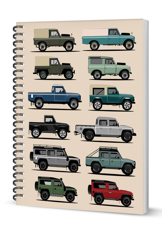 Landy Spiral Bound Notebook (A5 lined pages)