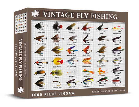 Vintage Fly Fishing 1000 Piece Jigsaw Puzzle