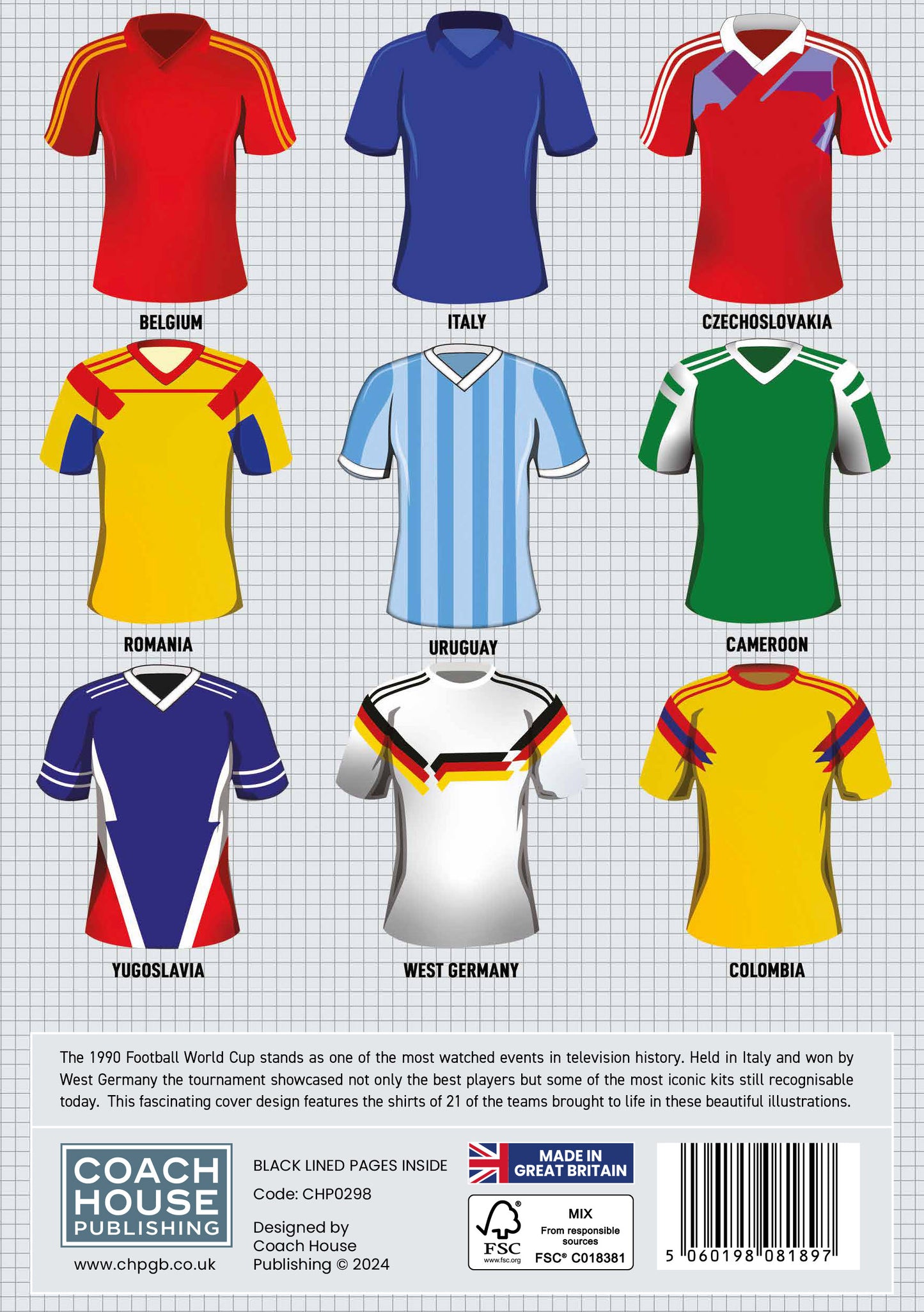 Vintage Football Tops A5 Notebook