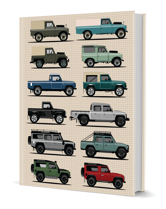 Land Rover Hardcover A5 Notebook