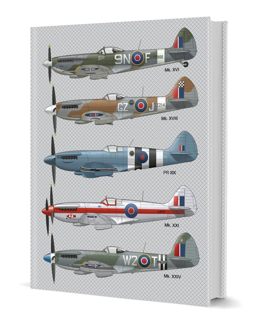 Spitfire Hardcover A5 Notebook