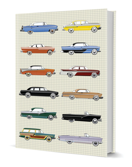 Classic American Car Hardcover A5 Notebook