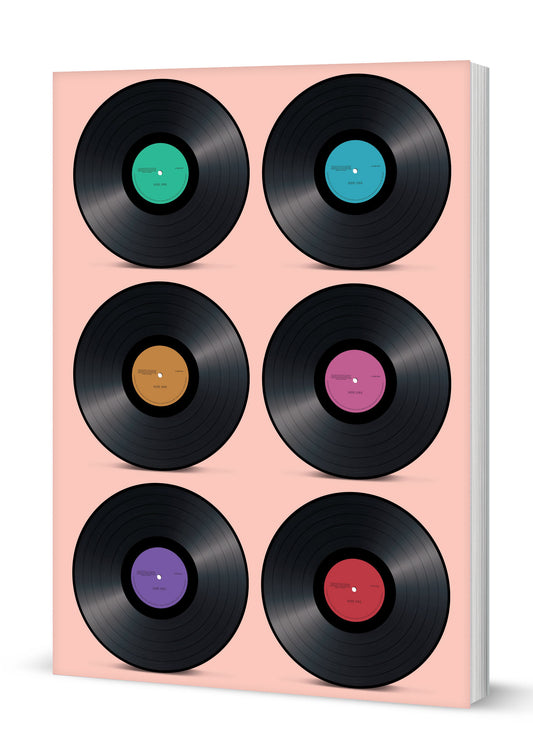 Vinyl Record A5 Softback Notebook