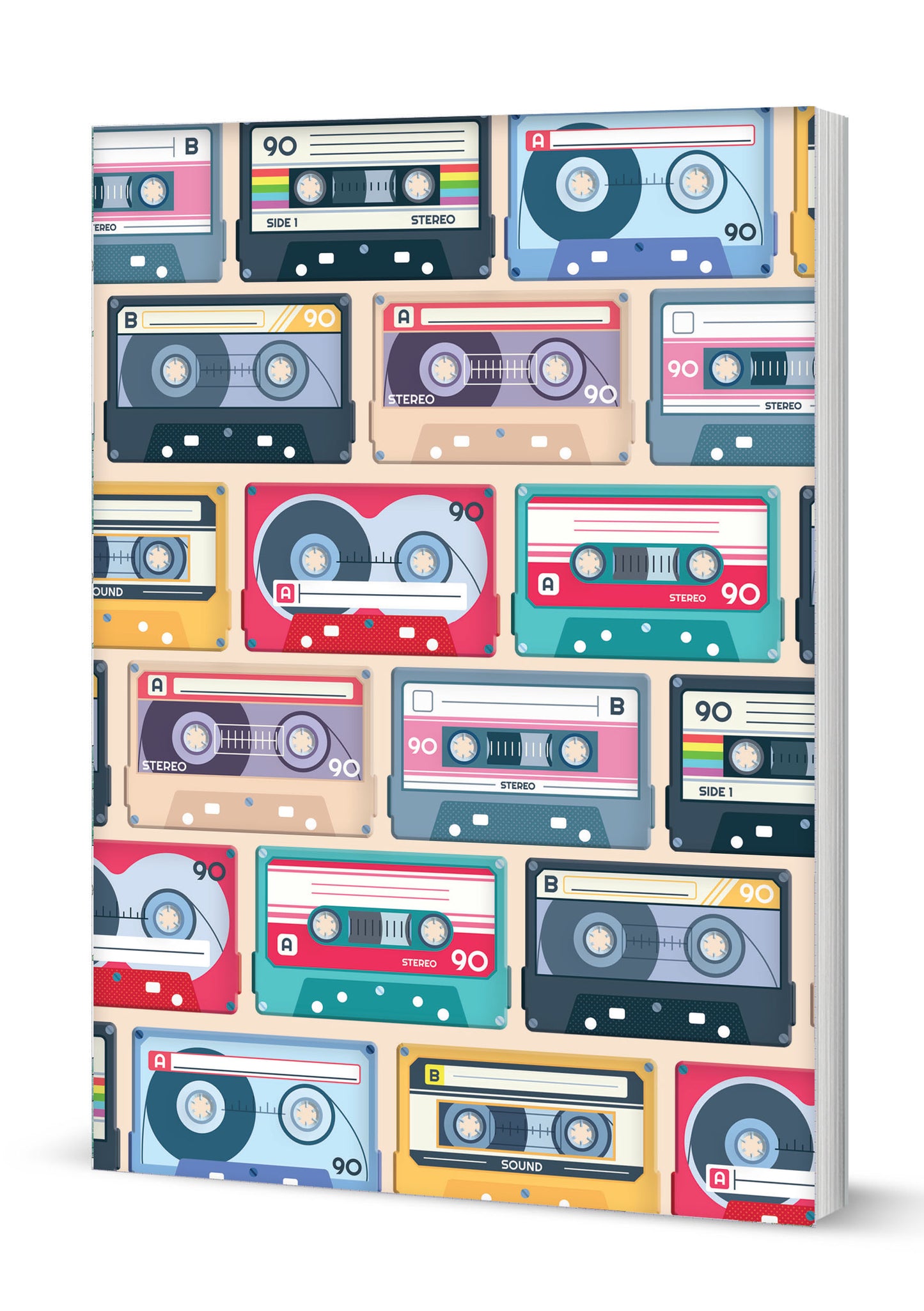 Cassette Tape A5 Softback Notebook