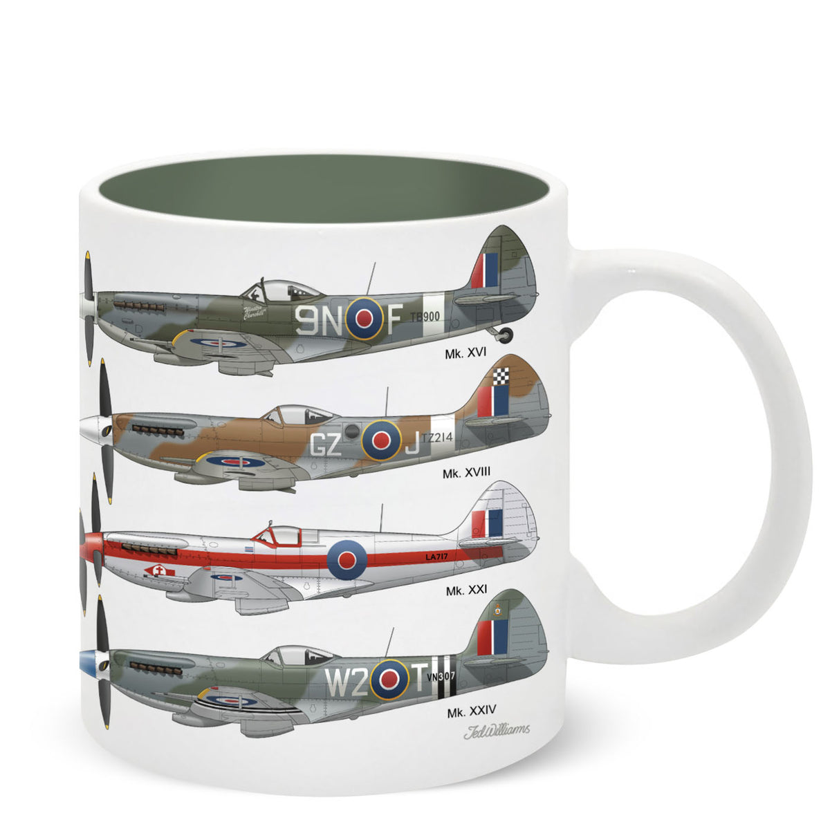Spitfire Ceramic Mug with Gift Box (11oz)
