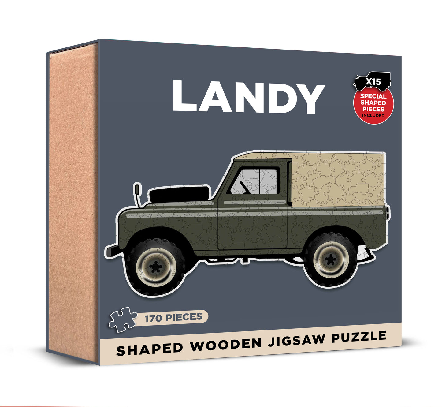 Landy Shaped Wooden Jigsaw Puzzle
