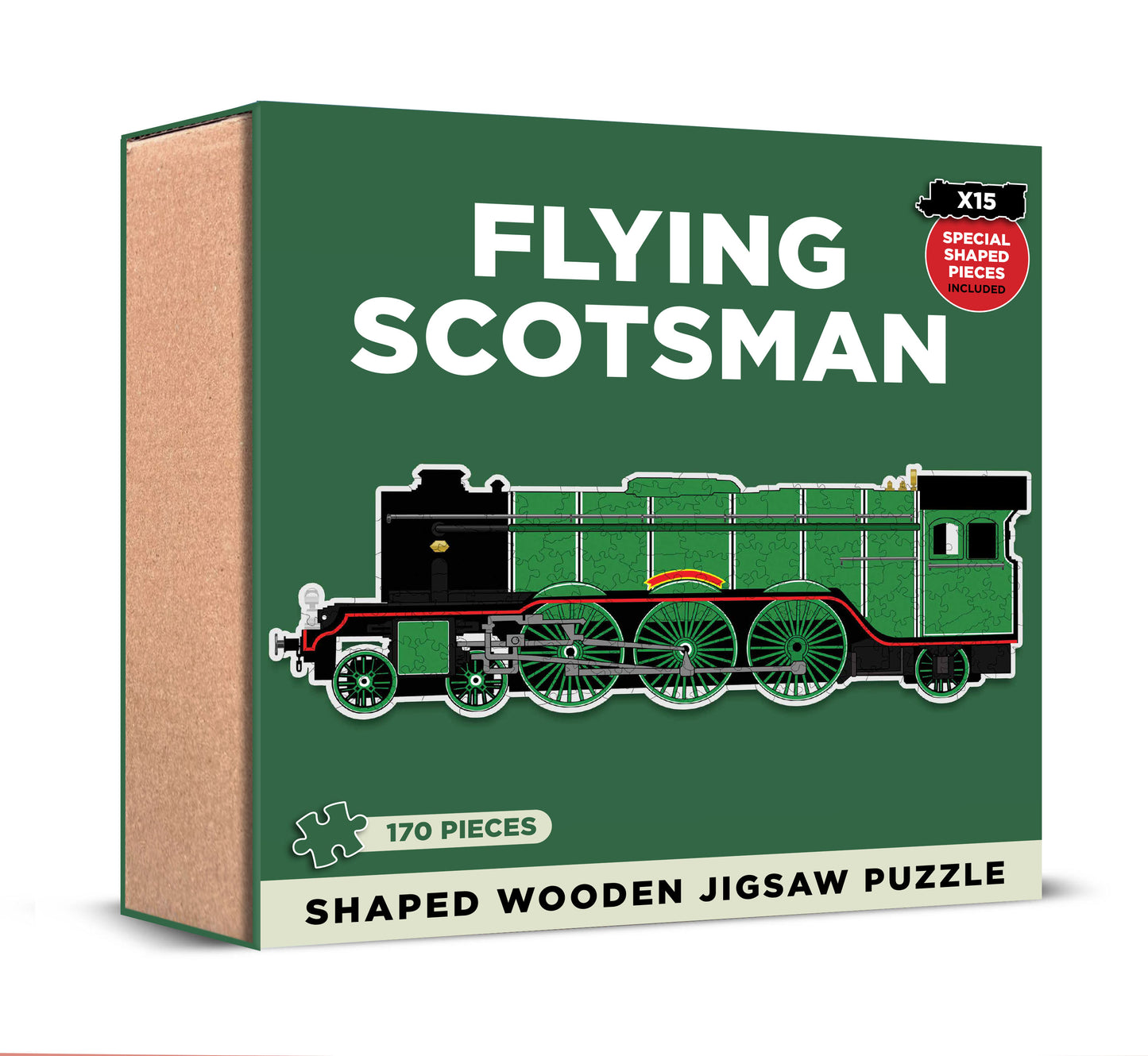 Flying Scotsman Shaped Wooden Jigsaw Puzzle