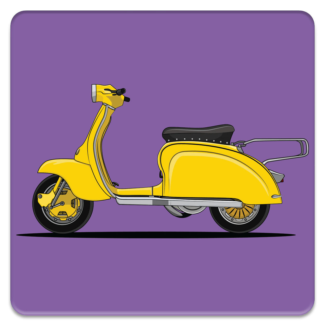 Scooters Bamboo Drinks Coaster
