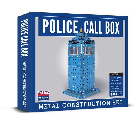 Police Box Metal Construction Set