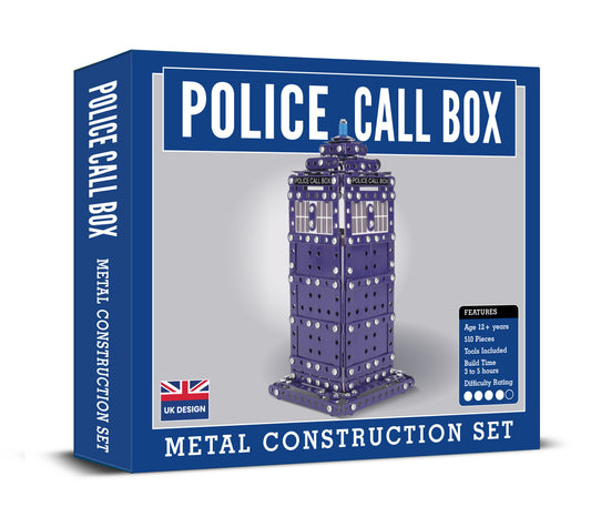 Police Box Metal Construction Set