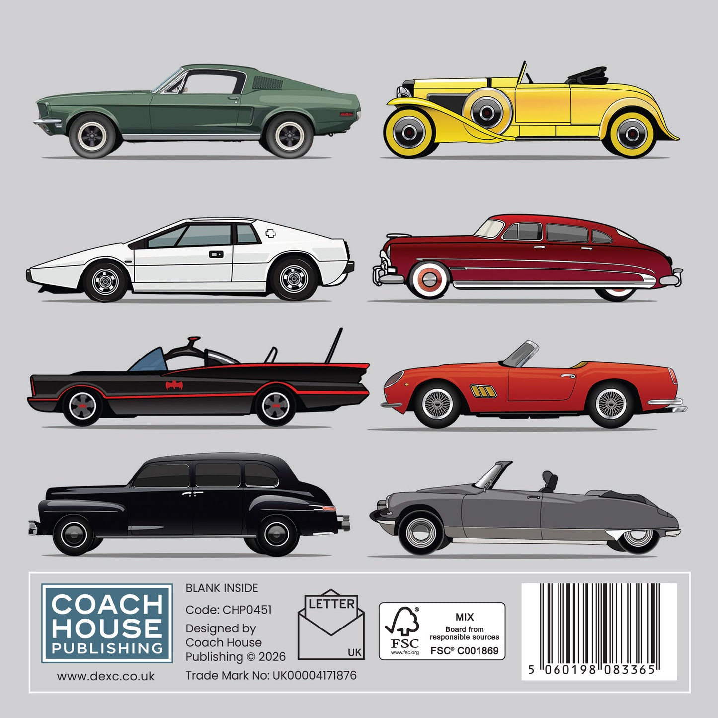 TV Cars Greetings Card