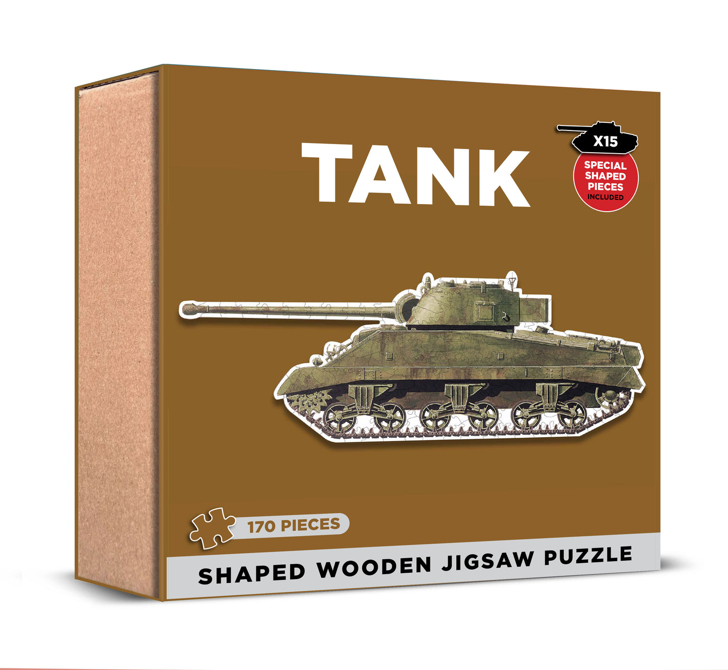 Tank Wooden Shaped Jigsaw