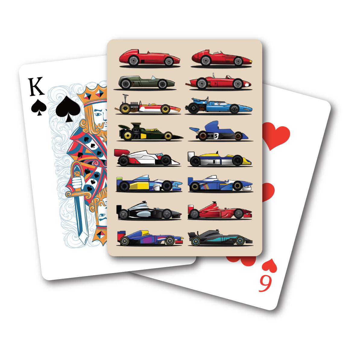Grand Prix Car Playing Cards